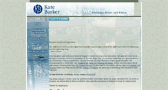 Desktop Screenshot of katebarker.com