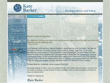 Tablet Screenshot of katebarker.com